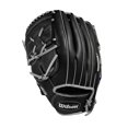thumbnail image 1 of Wilson A360 Youth Baseball Glove 12 Inches RHT Black Silver, 1 of 4