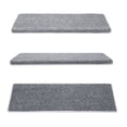 thumbnail image 4 of Pure Era Bullnose Carpet Stair Treads Protector Cover 9" x 30" Indoor Non Slip Self Adhensive (Set of 14,Gray), 4 of 12