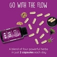 thumbnail image 4 of Happy Healthy Hippie Go With The Flow Hormone Balance Supplement for PMS Support, 60 Capsules, 4 of 6