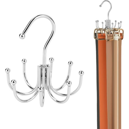 Belt Hanger  4 Pack Belt Rack Closet Accessories Organizer  Maximum 24 Storage Capacity  Hanging Holder Storage Hook for Belt  Bra  Tank Top  Tie  Scarf  Purse