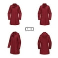 thumbnail image 6 of Women's Detachable Hood Water Windbreaker Women's Solid Color Long Sleeved Thin Coat Matching with Various Outfits Hand Wash, 6 of 6