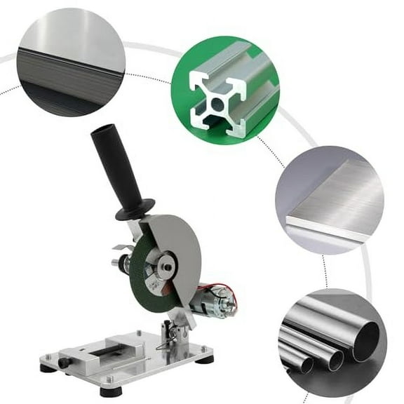 Portable Tabletop Saw,4" Mini Table Saw Portable Miter Saw 45° Wood Soft Metal Plastic Cutting Machine