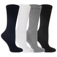 thumbnail image 1 of Dr. Scholl's Women's Cushioned Diabetic and Circulatory Crew Socks - 4 Pair Pack, 1 of 5