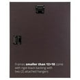 thumbnail image 2 of 14x20 Frames Wood Wall Mounted Frames, Ebony Black, 2 of 5
