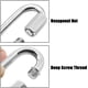 thumbnail image 4 of Mosquetón de eslabón rápido de alta resistencia, eslabones de cadena en forma de D, capacidad de reparación, eslabones de utilidad, conector de cadena de seguridad para bloquear equipo de camping al TUNC Sencillez, 4 of 5
