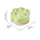 thumbnail image 3 of Paw Shaped Ice Mold Tray Food Grade Silicone Easy Release for Coffee Milk Tea Juice Food Freezer Container 5 Compartments, 3 of 7