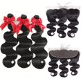 thumbnail image 2 of Hair Bundles YIBUSI 12A Brazilian Body Wave, 3 x 40 cm con frontal, 2 of 6