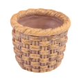 thumbnail image 1 of 1:12 Scale Dollhouse Miniature Woven Basket Ornament Photo Props Classic Design, 1 of 9
