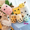 thumbnail image 4 of 22-25cm Cuddly Bubble Tea Plushies Squishy Pearls Milk Tea Boba Peluche Ice Cream Fruits Juice Drink Bottle Prop Decor Gift, 4 of 5