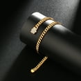 thumbnail image 4 of Leander stainless steel necklace, available in various sizes from 6-10 mm wide, offers a variety of functions. It's luxurious yet stylish, complementing any outfit and perfect for everyday wear., 4 of 7