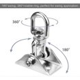 thumbnail image 4 of ZHAOCHENG Gancho de techo de acero inoxidable con capacidad de 250 kg y gancho giratorio de 360 grados, 4 of 5