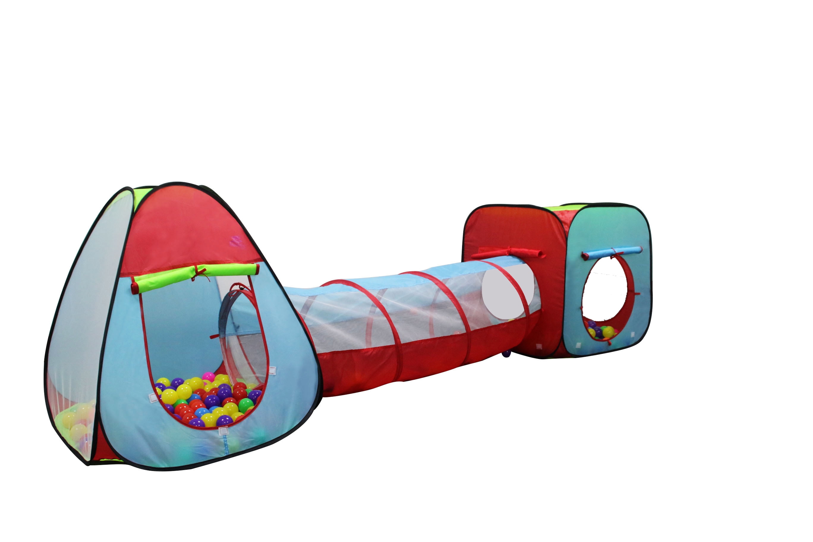 kiddey children's dual play tent with tunnel