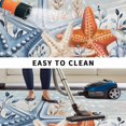 thumbnail image 4 of Orange Blue Starfish Coastal Outdoor Rug 4x6 Ft, Non Slip Washable Area Rug, Summer Beach Eucalyptus Vintage Patio Rugs Carpet Runner, Large Floor Mat for Indoor/Outdoor Deck Porch Camping, 4 of 8