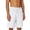 A White, variant on Lenago Men's Shorts Shorts Men Men Short Men's Solid Color Elastic Waist Drawstring Pockets Beach Casual Shorts Black L