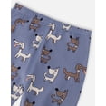 thumbnail image 5 of Organic Cotton Two-Piece Pyjama Set Blue Dog Print, 5 of 5