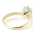 thumbnail image 3 of Galaxy Gold 14k Solid Gold Solitaire Diamond Ring Stunning 1 Carat Natural Diamond Clarity SI1-SI2 Color: F-G 5163 (yellow-gold, 7.5), 3 of 5