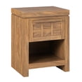 thumbnail image 5 of Walker Edison Modern 1 Drawer Nightstand Side Table - Heritage Oak, 5 of 13
