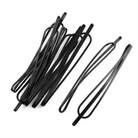 Metal Water Drop Shape DIY Hairstyle Hair Clips Bobby Pin Barrette Black 8pcs - Walmart.com
