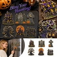 thumbnail image 5 of 6 Pcs DIY Halloween Pearl Diamond Art Painting Fridge Magnet,Pearl Art Magnetic Sticker Craft Kit for Adults & Beginners, Refrigerator Whiteboard Kitchen Home Decor & Spooky Gift,B, 5 of 8