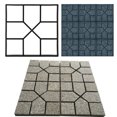 thumbnail image 4 of Plastic Stepping Stone Tool, Geometric Pattern Path Paver Walk Reusable Concrete Tool for Garden Home Wedding Party Restaurant Hotel, 4 of 7
