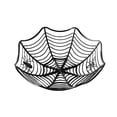 thumbnail image 2 of Plato decorativo de tela de araña, decoración de platos de dulces, accesorios de fiesta, estante de entrada de café para el hogar, soporte interior pa negro, 2 of 8