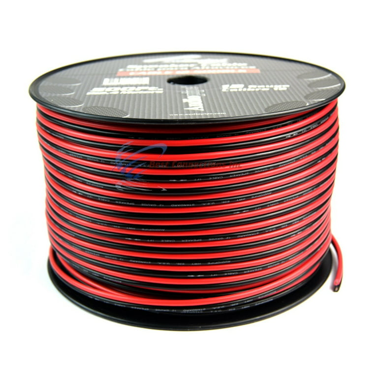 12 Gauge 500' Feet Red Black Zip Wire Hobby Wire Motorcycle Wiring Car  Wiring