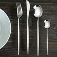thumbnail image 6 of Stainless Steel Knife and fork 24 Piece Tableware Set Gift Box Titanium Gold Plated Western Spoon, 6 of 7
