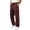 Wine, variant on StSilkitty Baggy Pants for Men Elastic Waist Fishing Hiking Pants with Pockets Athletic Running Sweat Pants