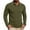 Army Green, variant on Zivyakyro Collared Mens Polos Button Fall Casual Long Sleeve Loose Shirt Textured Breathable Jacquard Green 3XL