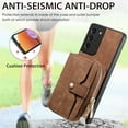 thumbnail image 6 of for Samsung Galaxy S21 Plus Wallet Case, Crossbody Phone Purse with Card Holder for Women, Zipper PU Leather Carrying Cover Gift with Shoulder Strap Kickstand Anti-drop for S21 Plus - Brown, 6 of 10