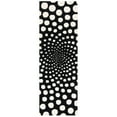 thumbnail image 5 of SAFAVIEH Soho Chloe Polka Dots Wool Area Rug, Black/Ivory, 5' x 8', 5 of 9