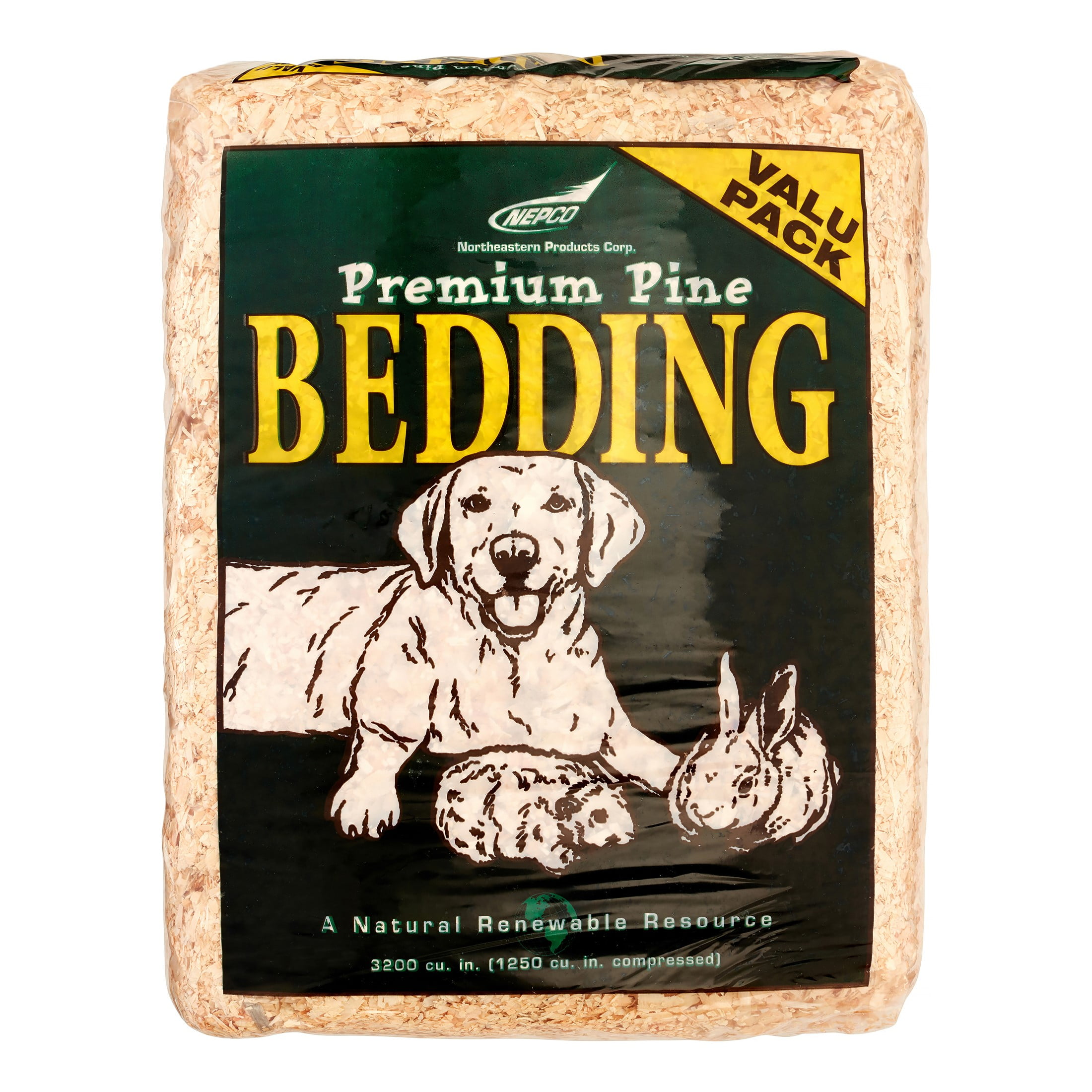 Northeastern Premium Pine Pet Bedding, 3200 Cu In, 4 Ct