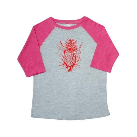 

Inktastic Unpicked Pineapple in Red Gift Toddler Boy or Toddler Girl T-Shirt