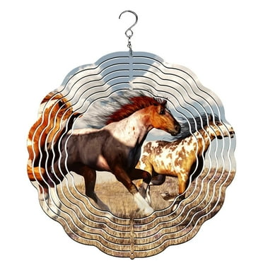 Horse Wind Spinner, Garden Décor, Yard Décor, Porch Decor