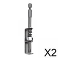 thumbnail image 1 of Punta portatornillos,Portabrocas con resorte y punta anticaída de metal,Portapuntas de destornillador con operación con una sola mano,Herramienta universal de retención de tornillos para uso, 1 of 8