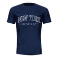 thumbnail image 5 of Short Sets for Men New York Graphic Crewneck T Shirt and Shorts 2 Piece Matching Set Mens Summer Outfits, 5 of 5