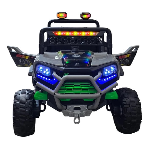 Montable Electrico Infantil Cuatrimoto Eléctrica Monster-26 Machuka 12v con Control