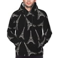 thumbnail image 4 of Hoodies for Men - Eiffel Tower Industrial Long Sleeve Comfrt Men'S Fashion Hoodies & Sweatshirts, Sweatshirts for Men Hoodies Pullover Clothing Clothes with Pouch, 4 of 7