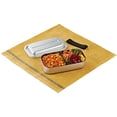 thumbnail image 3 of Thermos Lunch Box Aluminum Fresh Lunch Box Inner Fluorine Coating 800ml Silver DAA-800 SL, 3 of 5