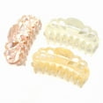 thumbnail image 5 of QinGoo Large Hair Claw Clip for Women Non-Slip Strong Hold Thick Long Hair Accessory, 1 Count, 3.94 Inch, Cream, 5 of 6