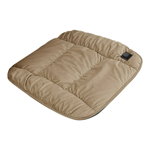 TopLLC Graphene Heated Car Seat Cushion Winter 12V Seat Cushion Car Universal Warmth Insulation Electric Heating Plush Single Piece Cushion on Clearance