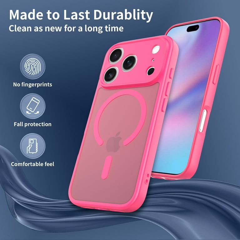 iPhone17Pro スマホケース Allytechgroup Magnetic Hard Shell Back Cover Cell Phone Case with