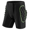 thumbnail image 2 of Pantalones cortos acolchados de EVA con protección 3D para cadera y trasero, almohadilla de impacto para esquí, patinaje sobre , Snowboard Verde Soledad Pantalones cortos acolchados de EVA, 2 of 10