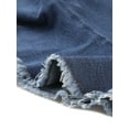 thumbnail image 5 of INSPIRE CHIC Allegr K Women's Denim Ruffle Hem Adjustable Strap Mini Suspender Skirt, 5 of 5