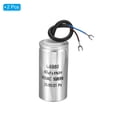thumbnail image 3 of Uxcell CBB60 40uF Running Capacitor, 2pcs AC 450V 2 Wires 50/60Hz Cylinder 105x50mm, 3 of 5