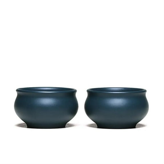 Tea Cup Set Chinese Tea Set Accessories 40ml Handmade Tea Bowl Master Tea Cup Yixing Raw Ore Purple Clay Teacup 2 Pcs/set Teapots & Coffee Servers Travel Tea Set