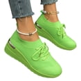 thumbnail image 3 of Domzle Women's Running Shoe Lightweight Fashion Sneakers for Jogging Walking Light Workouts Green 43, 3 of 6