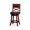 Cherry, variant on 24/30 in Stool with Cherry X-Back and Swivel Feature for Dining Spaces