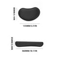 thumbnail image 3 of LSLJS Gel Memory Foam Ergonomic Wrist, Slip and Stain, Comfortable Mouse Pad Cushion, Memory Foam Keyboard Pad and Wrist Support Keyboard Support Set, Home Kitchen Gadgets Accessories, 3 of 7