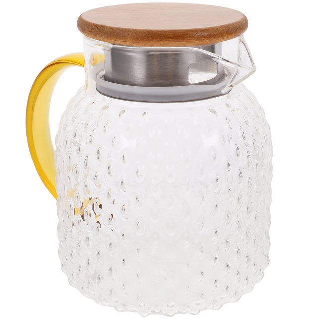 Enfriador de vidrio, contenedor de agua, jarra para bebidas, jarra de un galón, teteras, artículos de cocina.